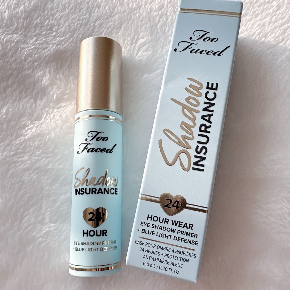 New Too Faced Shadow Insurance 24 Hour Wear Eye Primer + Blue Light Defe…